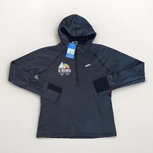 Brooks Notch Thermal Hoodie 2.0 Women's Medium Black Stretch Long Sleeve221568